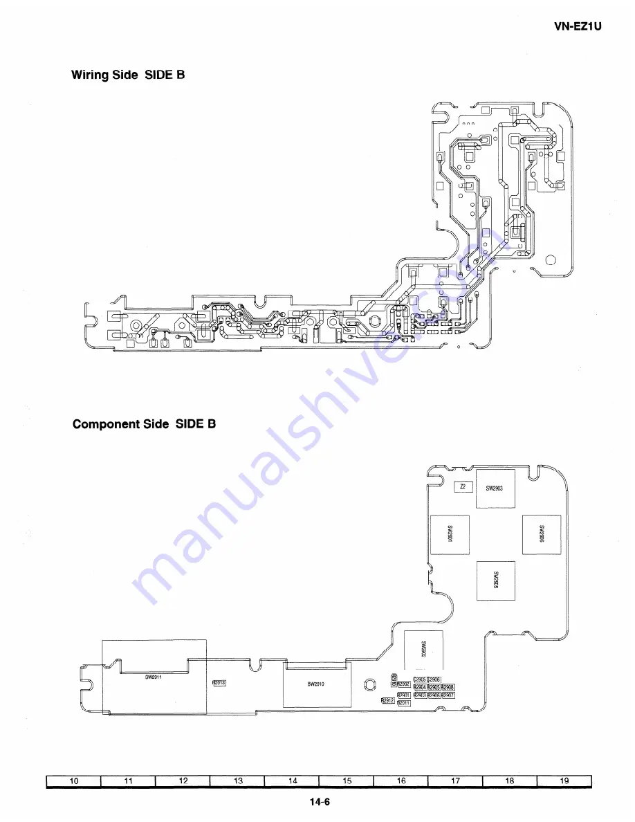 Sharp VN-EZ1U Service Manual Download Page 45