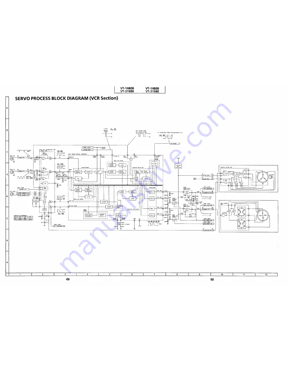 Sharp VT-1480B Service Manual Download Page 46