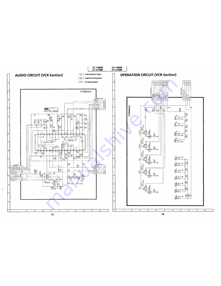 Sharp VT-1480B Service Manual Download Page 58