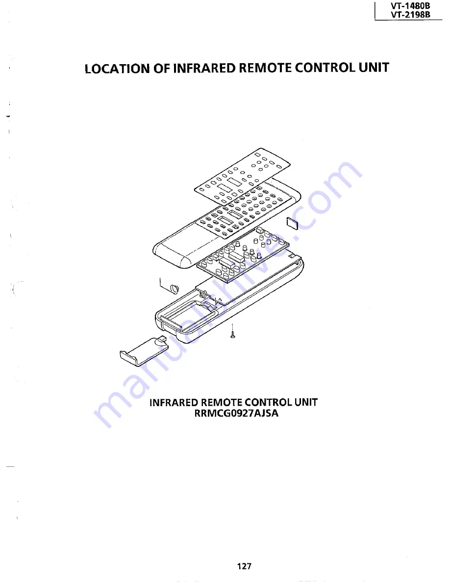 Sharp VT-1480B Service Manual Download Page 107