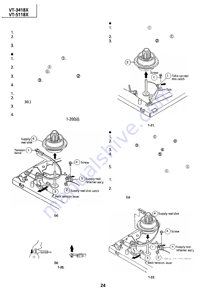 Sharp VT-3418X Service Manual Download Page 24