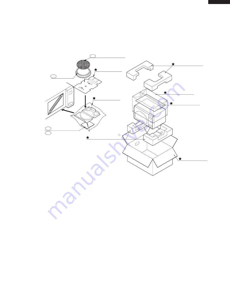 Sharp Warm & Toasty R-55TS Service Manual Download Page 43