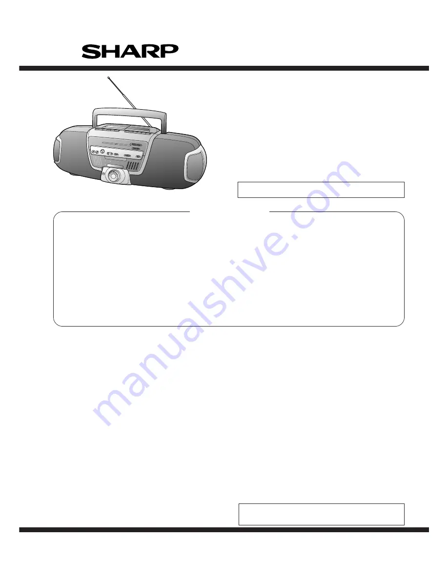 Sharp WQ-790W Service Manual Download Page 1