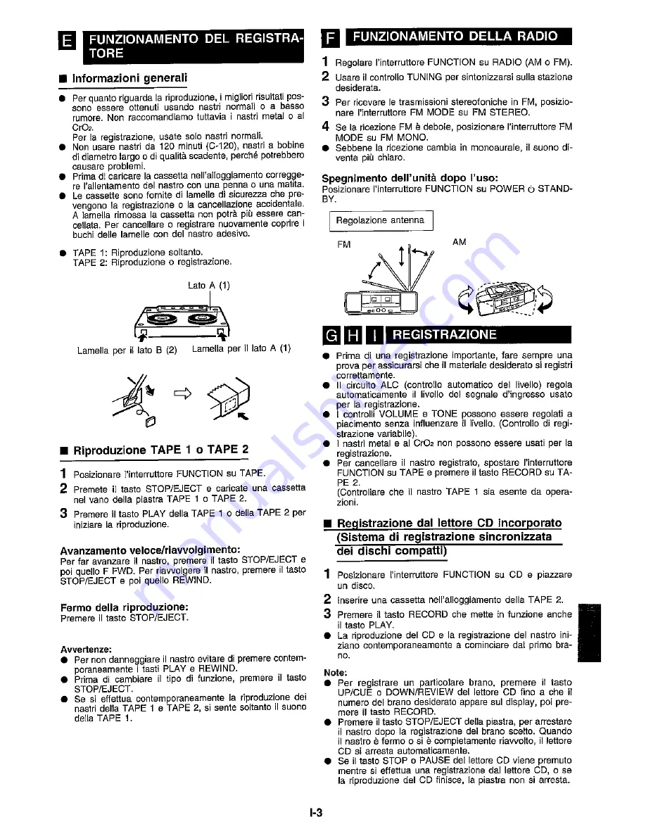 Sharp WQ-CD54H Operation Manual Download Page 15