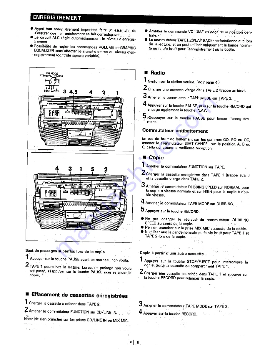 Sharp WQ-T234H Operation Manual Download Page 18