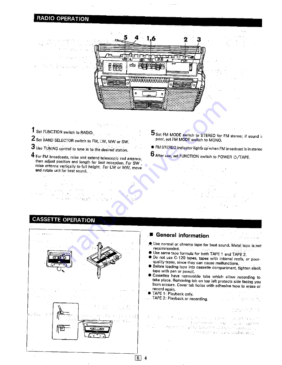 Sharp WQ-T234H Operation Manual Download Page 40