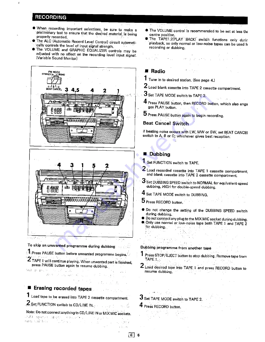 Sharp WQ-T234H Operation Manual Download Page 42