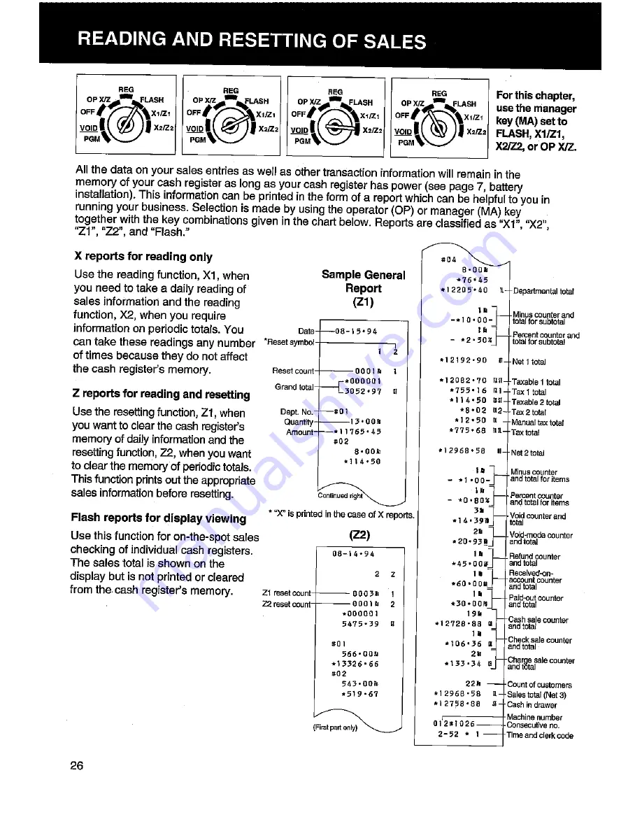 Sharp XE-A152 Instruction Manual Download Page 28