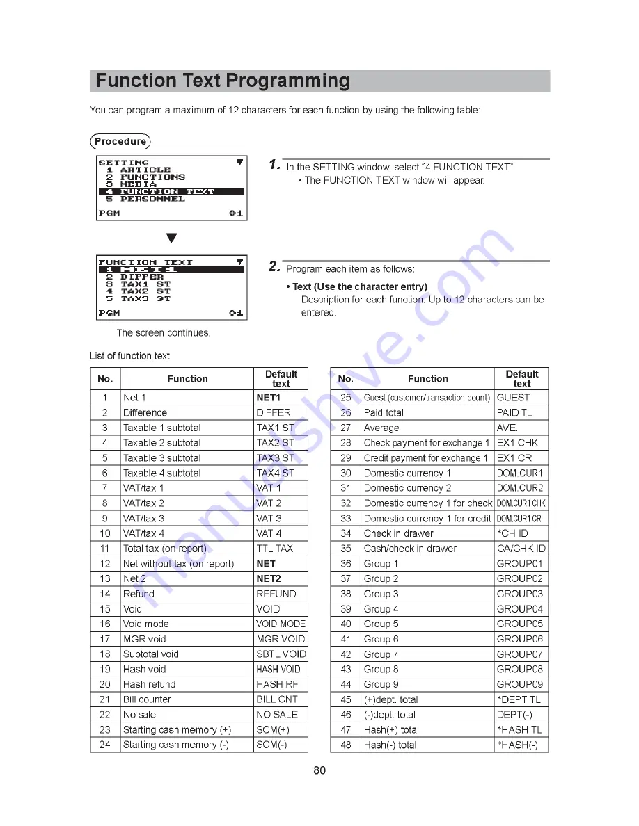 Sharp XE-A207B Full Detailed Instruction Manual Download Page 80