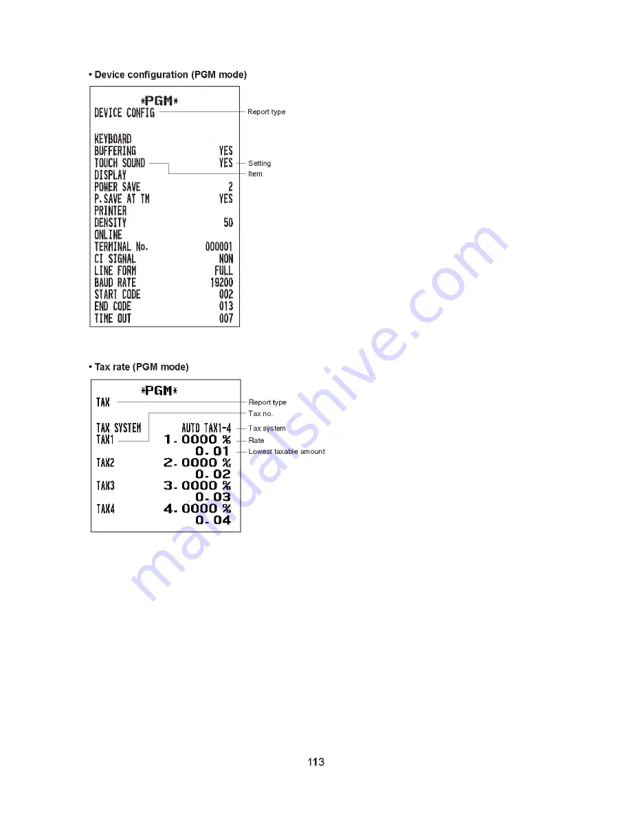 Sharp XE-A207B Full Detailed Instruction Manual Download Page 113