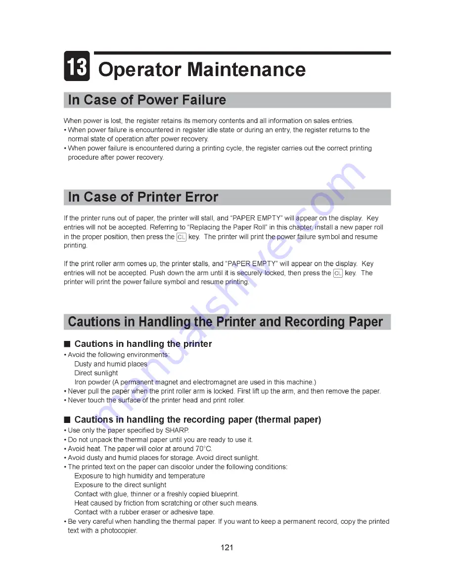 Sharp XE-A207B Full Detailed Instruction Manual Download Page 121