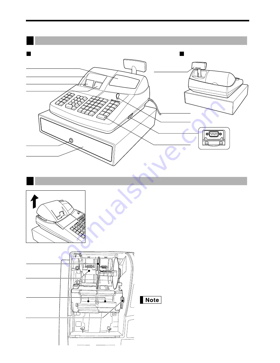 Sharp XEA401 - Cash Register W/THERMAL Printer Скачать руководство пользователя страница 6