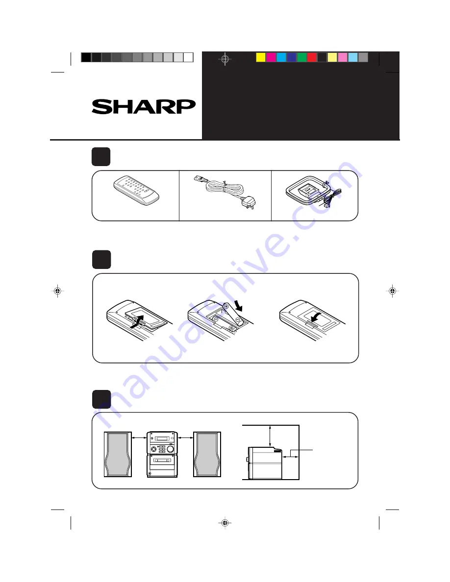 Sharp XL-30H Скачать руководство пользователя страница 1