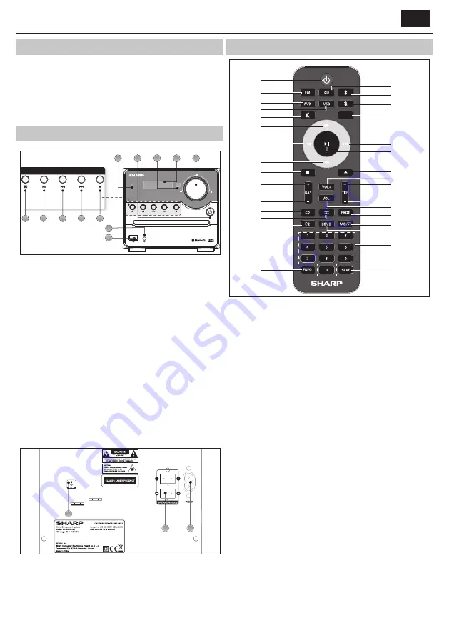 Sharp XL-B512 Скачать руководство пользователя страница 17