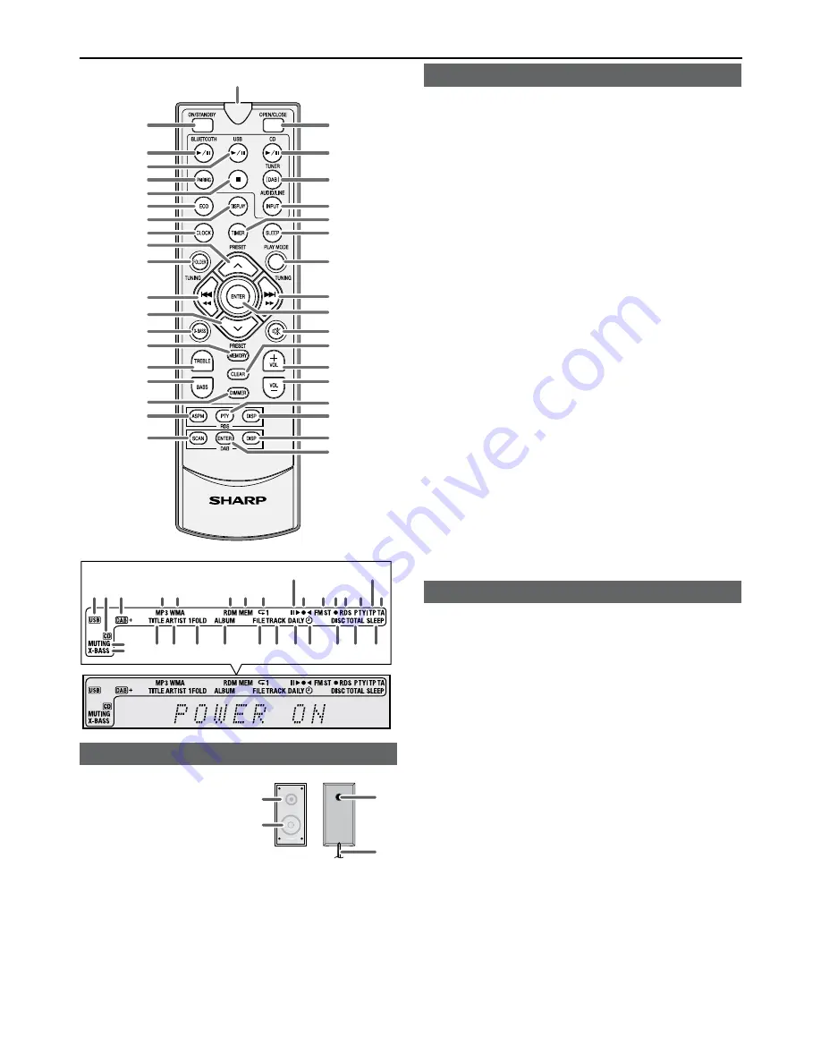 Sharp XL-DAB102BH Operation Manual Download Page 12