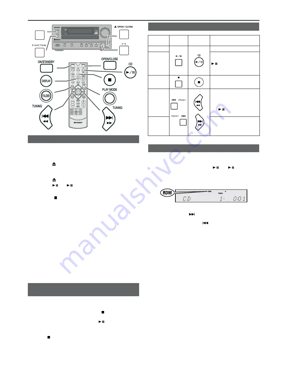 Sharp XL-DAB102BH Operation Manual Download Page 18