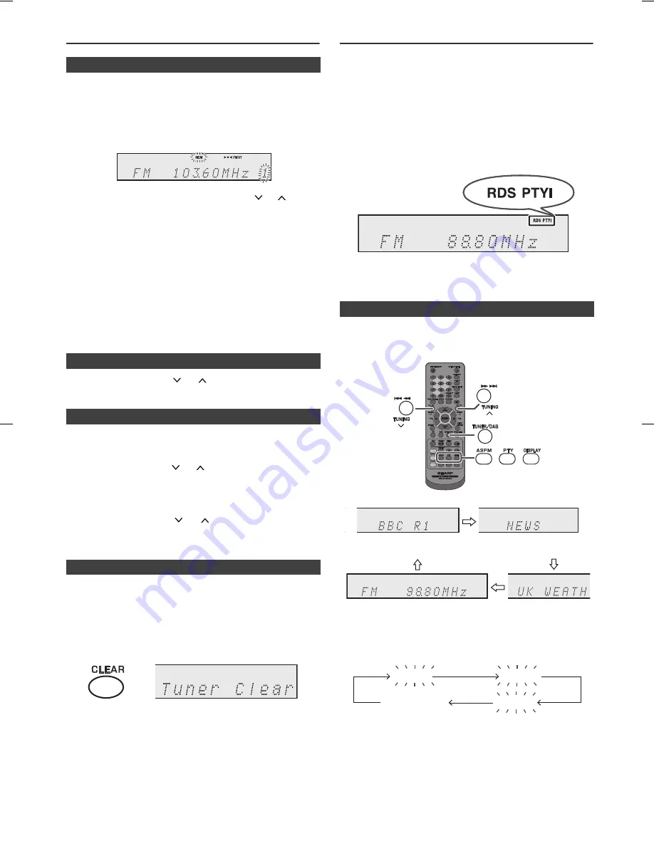 Sharp XL-DAB151PH Operation Manual Download Page 17