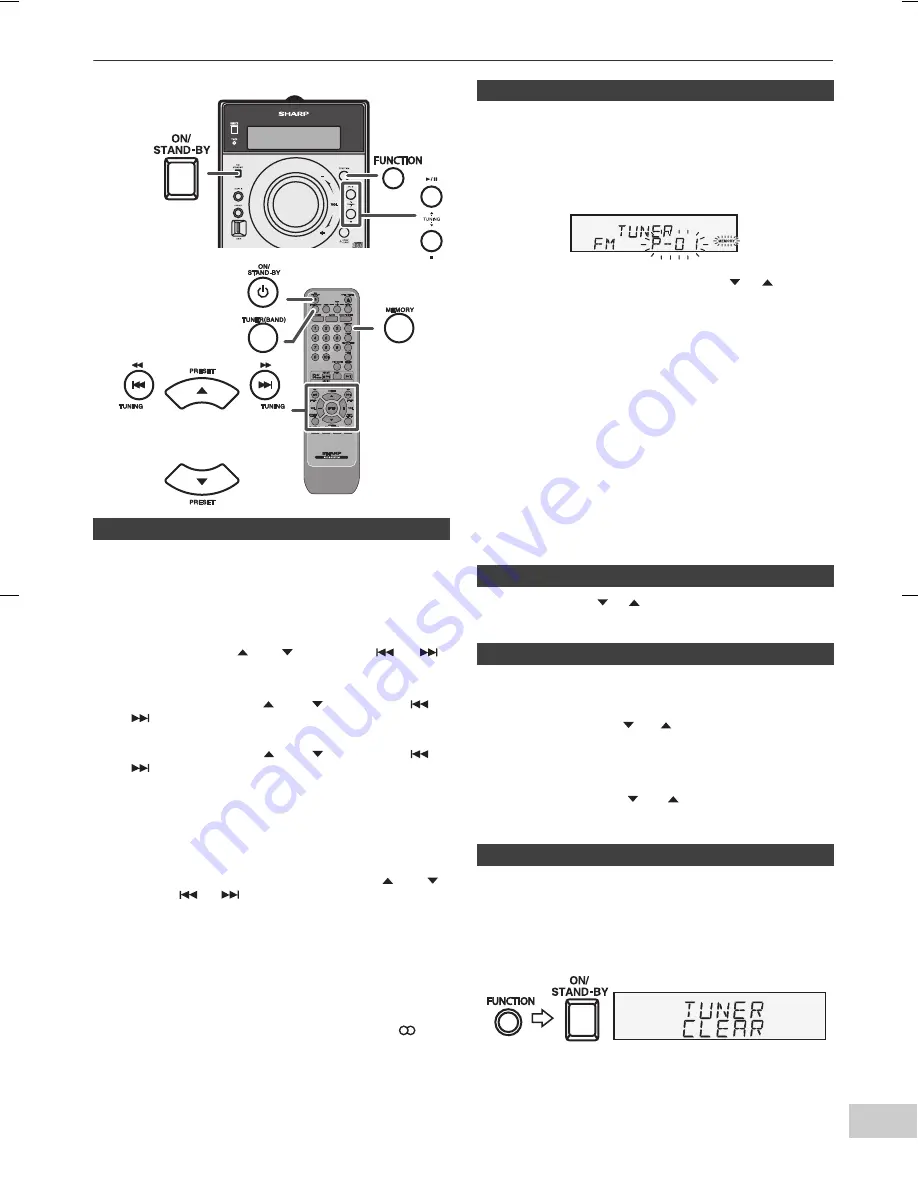 Sharp XL-DH330PH Operation Manual Download Page 23