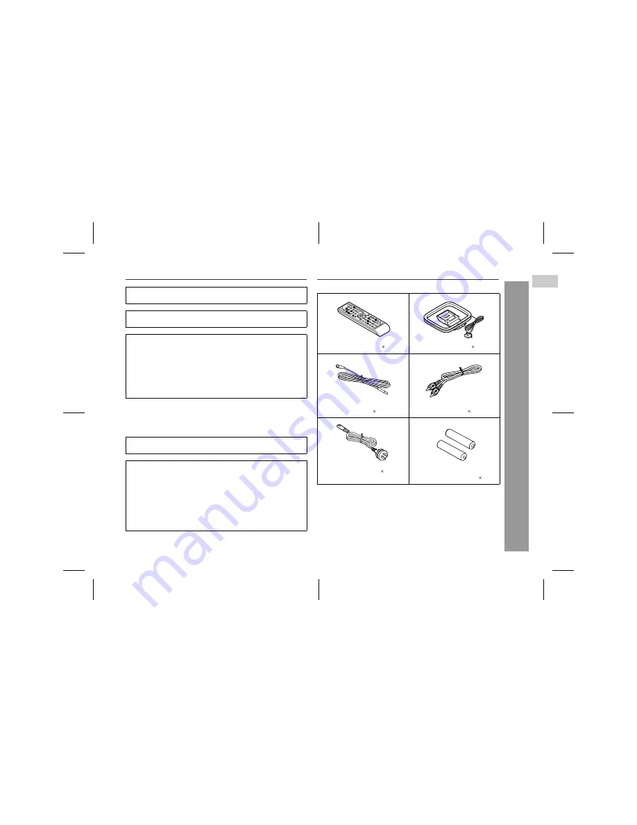 Sharp XL-DV50H Operation Manual Download Page 3