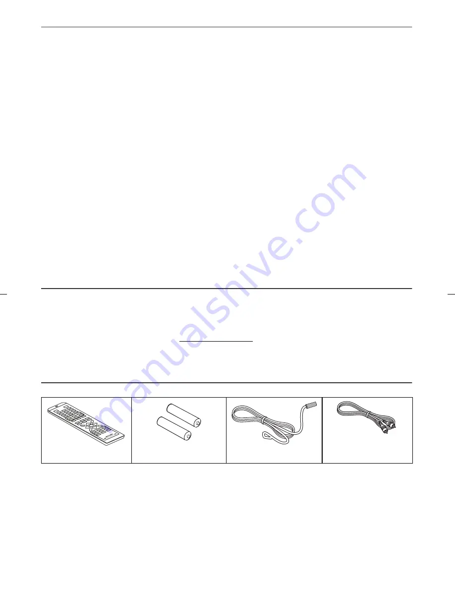 Sharp XL-DV75H Operation Manual Download Page 2