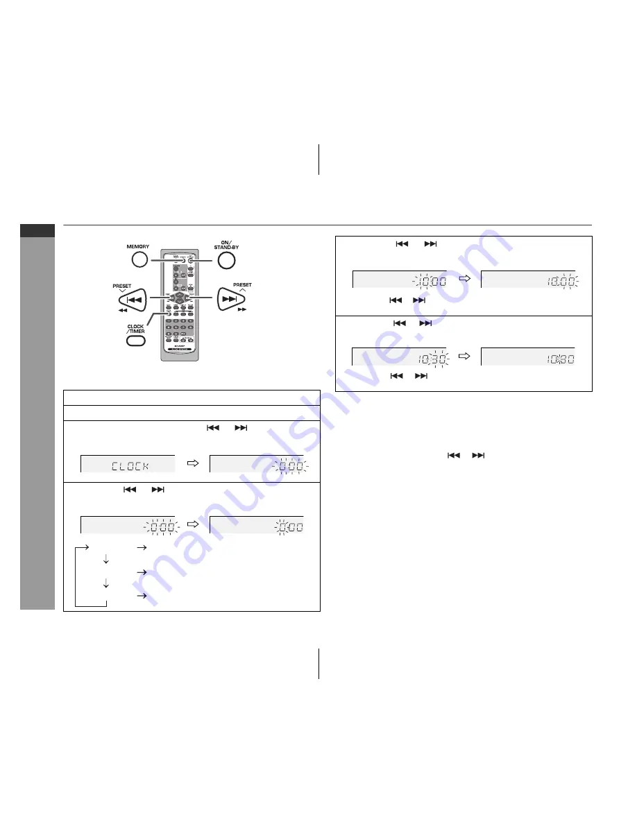 Sharp XL-E2180H Operation Manual Download Page 24