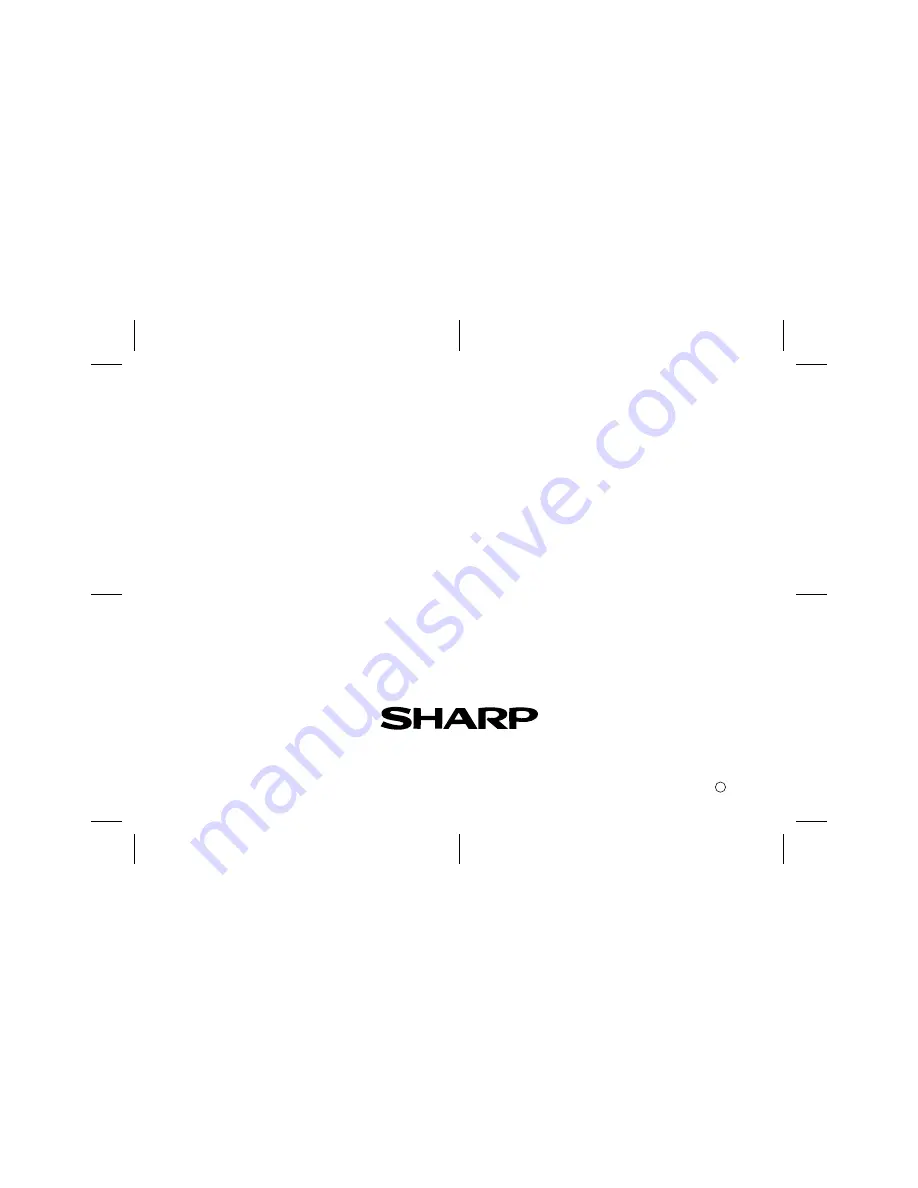 Sharp XL-HP404H Operation Manual Download Page 46