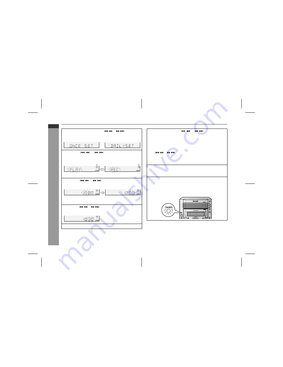 Sharp XL-HP404V Operation Manual Download Page 40