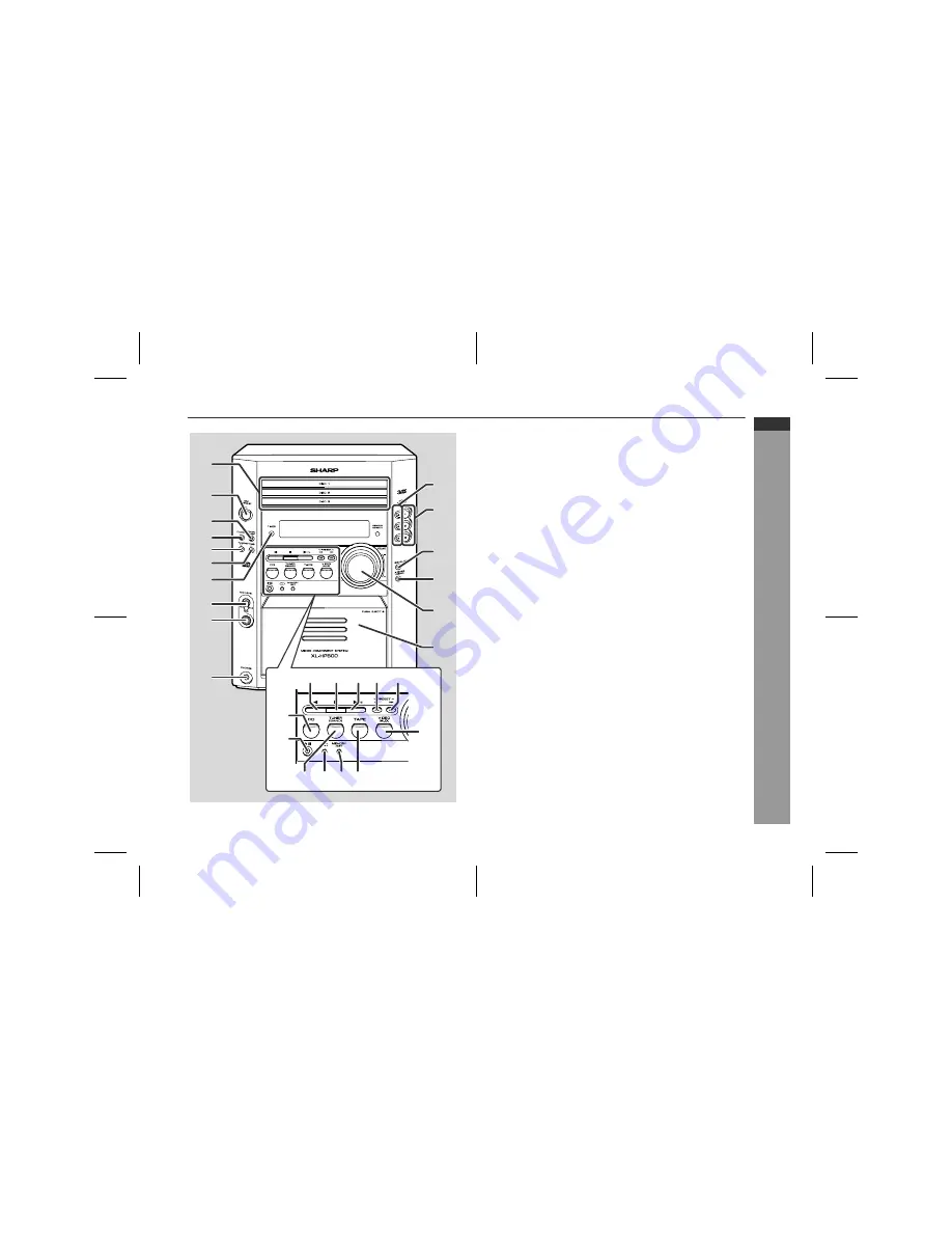 Sharp XL-HP500W Operation Manual Download Page 5