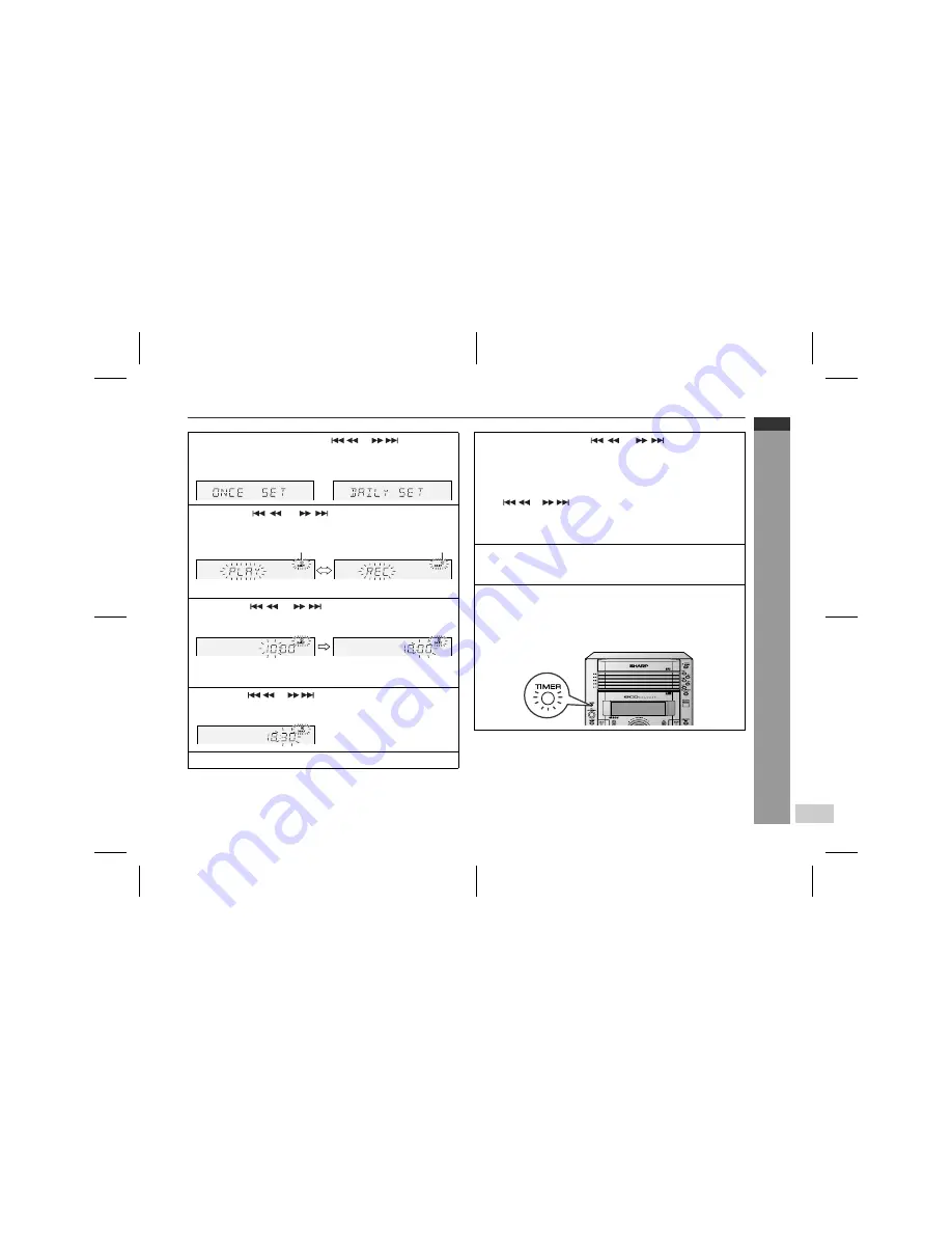 Sharp XL-HP737H Operation Manual Download Page 43