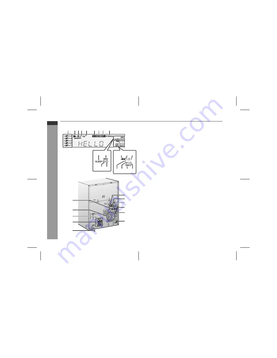 Sharp XL-HP888V Скачать руководство пользователя страница 6