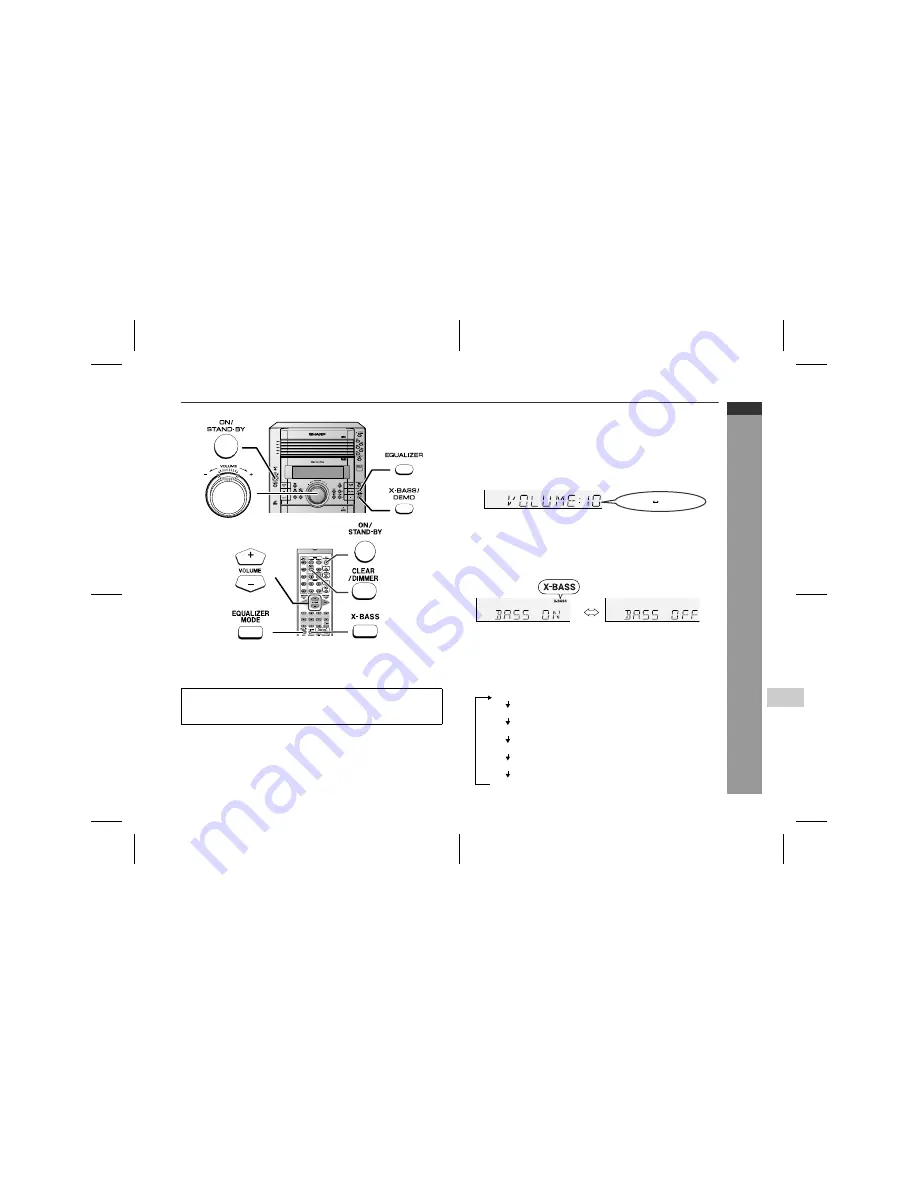 Sharp XL-HP888V Скачать руководство пользователя страница 17