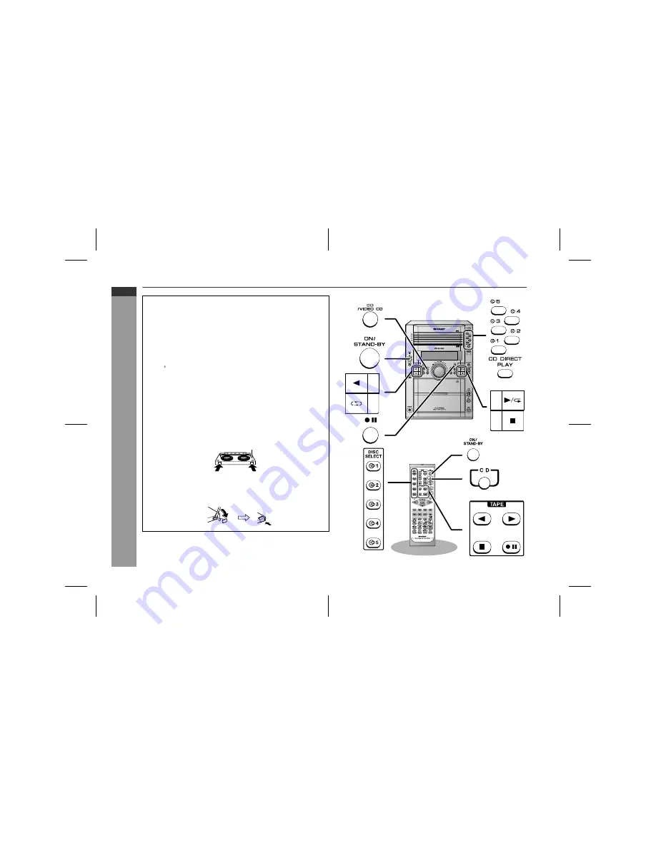 Sharp XL-HP888V Operation Manual Download Page 38