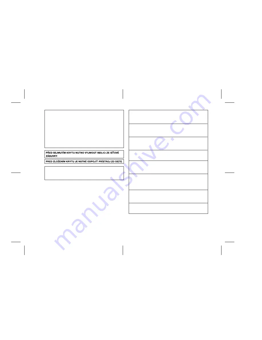 Sharp XL-MP110H Operation Manual Download Page 4