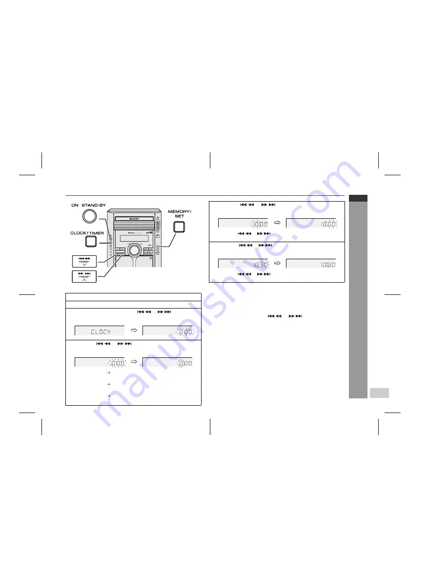 Sharp XL-MP110H Operation Manual Download Page 19