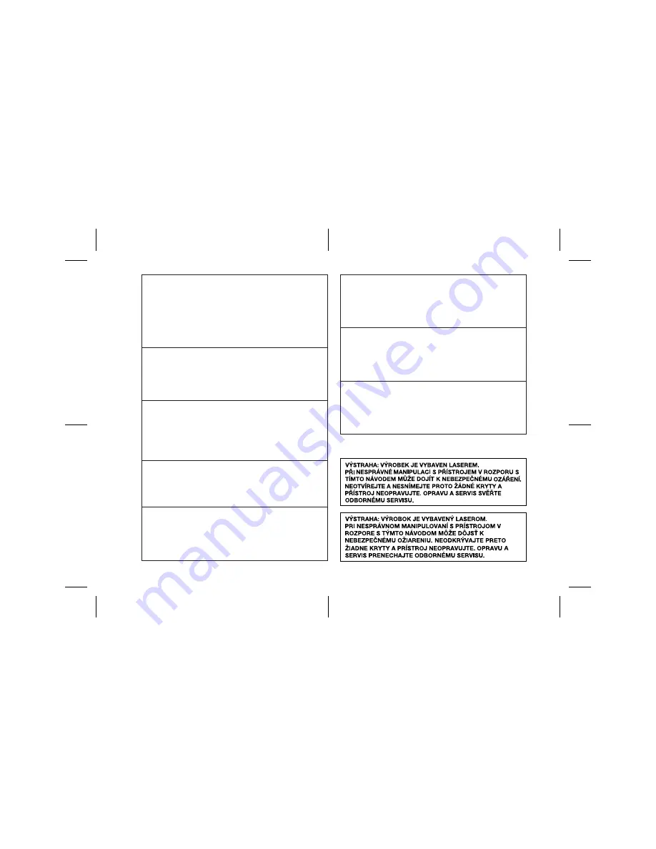 Sharp XL-MP50H Operation Manual Download Page 6