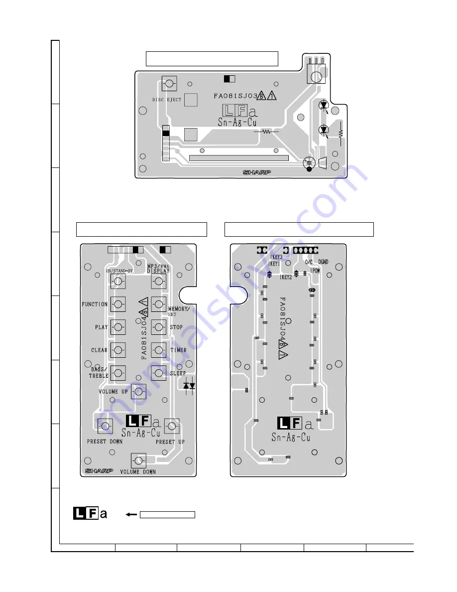 Sharp XL-MP8H Service Manual Download Page 38