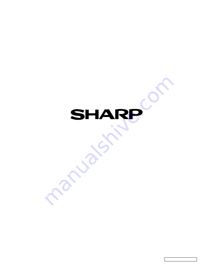 Sharp XL-MP9H Service Manual Download Page 68