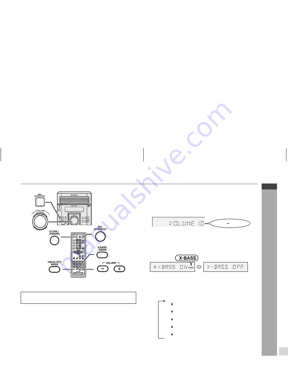 Sharp XL-UH2000H Operation Manual Download Page 21