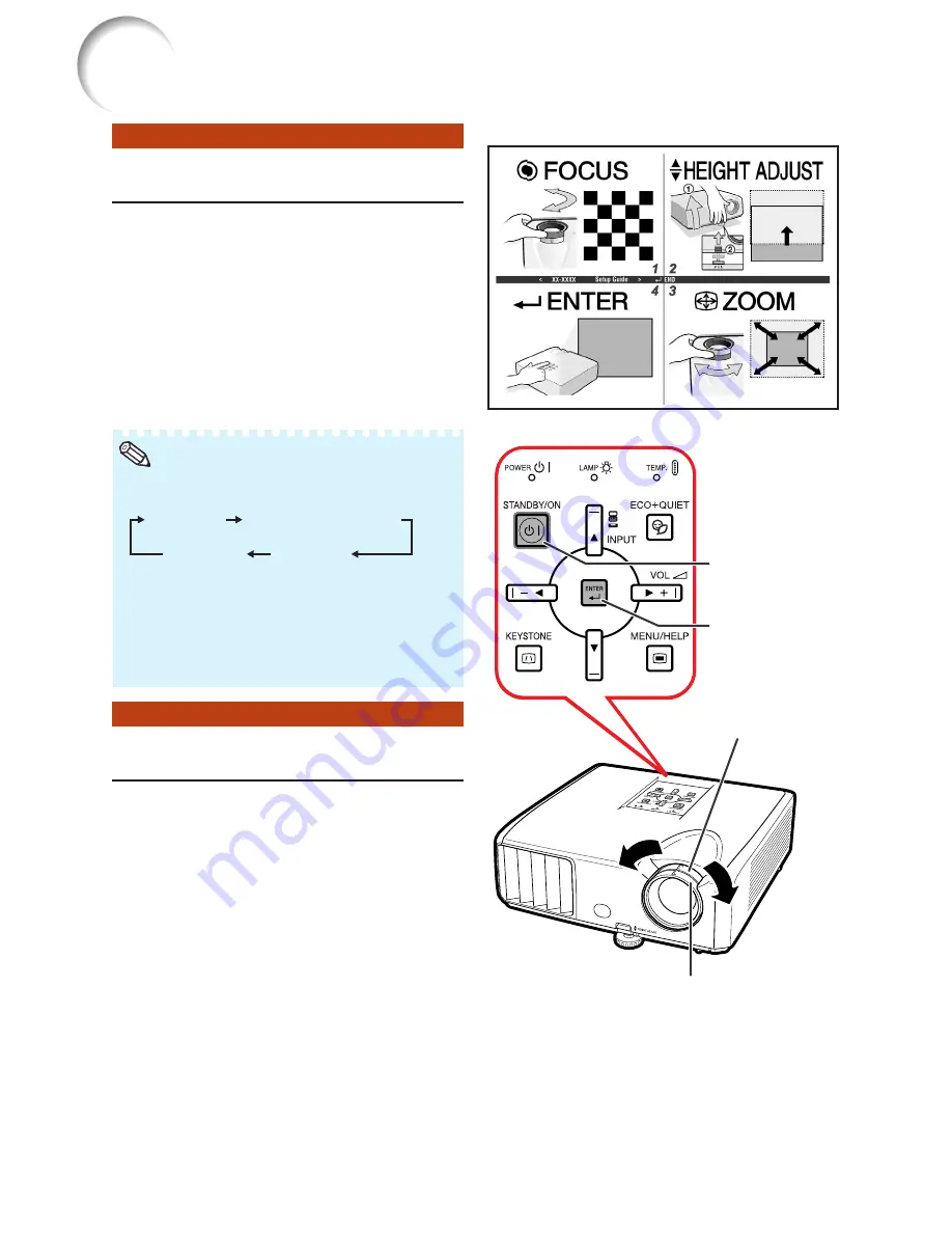 Sharp XR-30S - SVGA DLP Projector Operation Manual Download Page 30