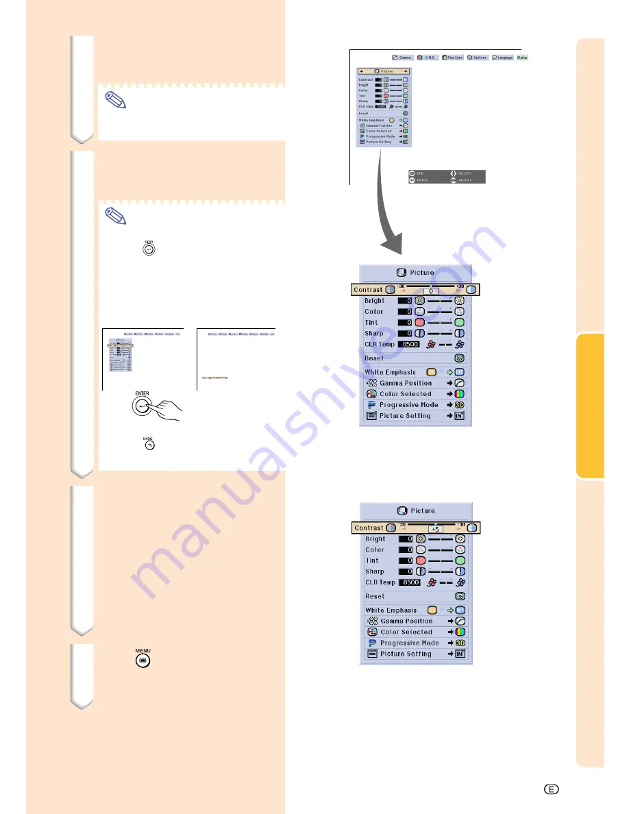 Sharp XV-Z10000 Operation Manual Download Page 43