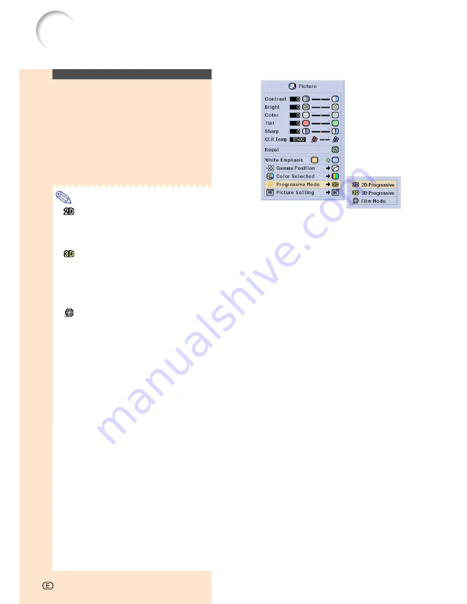 Sharp XV-Z10000 Operation Manual Download Page 48