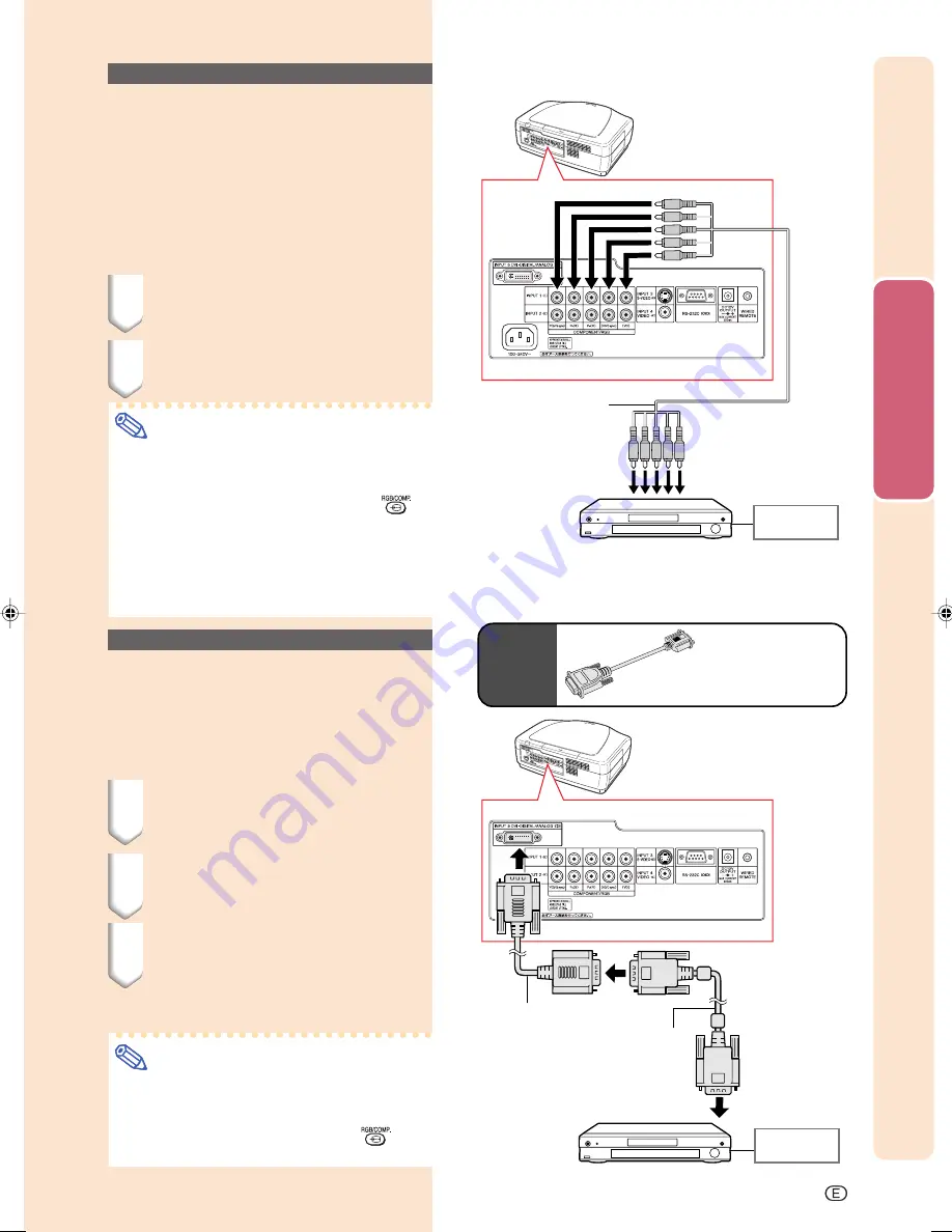 Sharp XV-Z12000 - Vision - DLP Projector Operation Manual Download Page 20