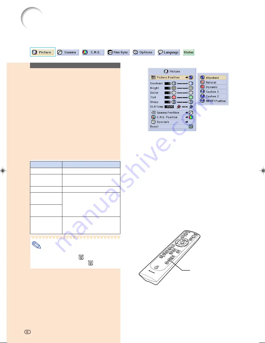 Sharp XV-Z12000 - Vision - DLP Projector Скачать руководство пользователя страница 47