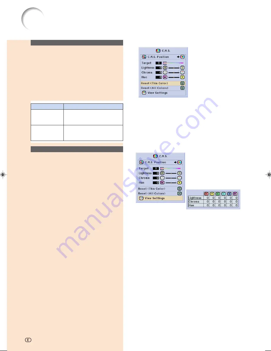 Sharp XV-Z12000 - Vision - DLP Projector Operation Manual Download Page 57