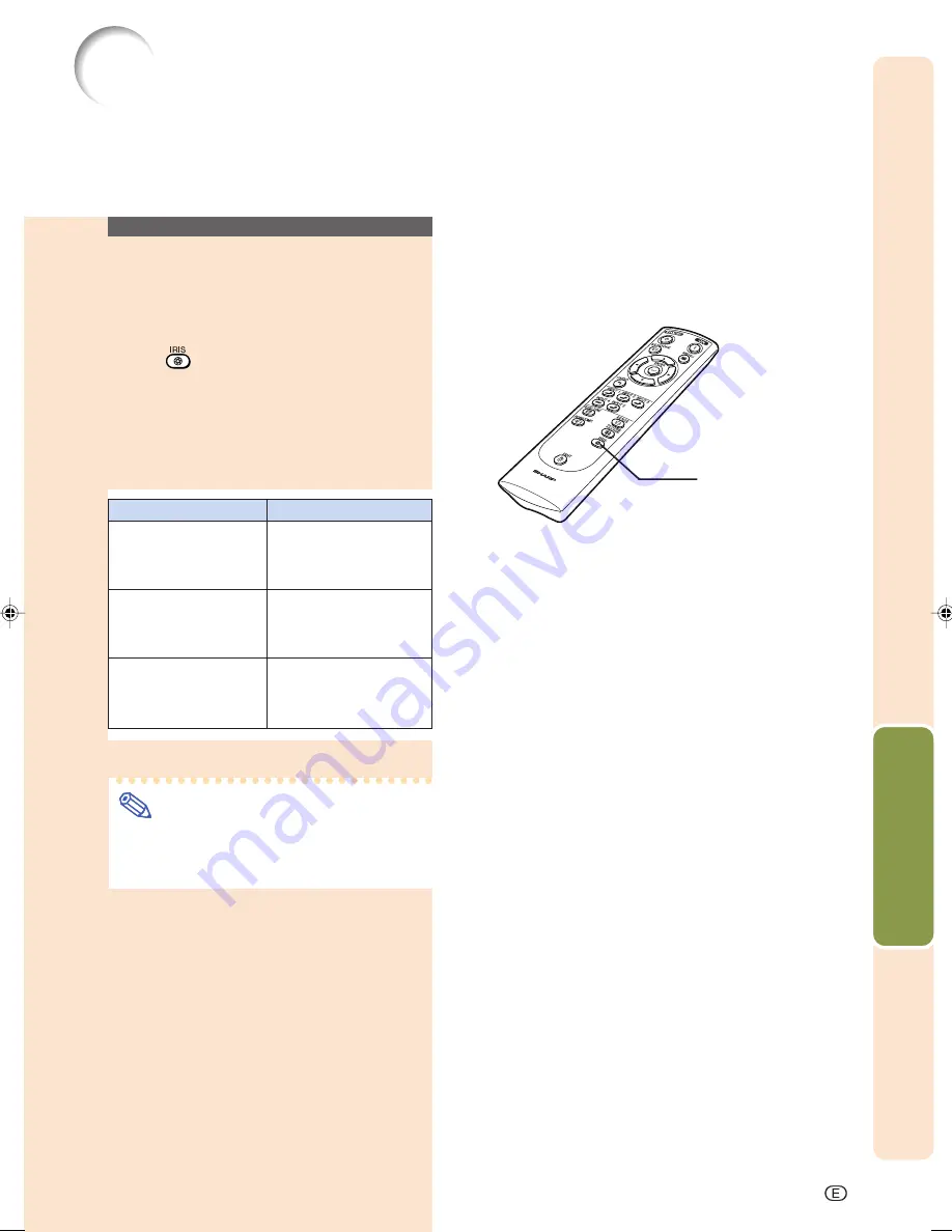 Sharp XV-Z12000 - Vision - DLP Projector Operation Manual Download Page 66