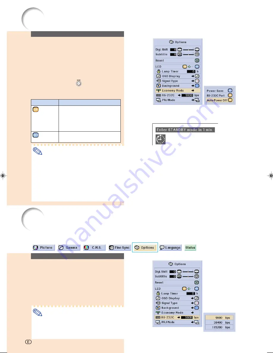 Sharp XV-Z12000 - Vision - DLP Projector Operation Manual Download Page 73