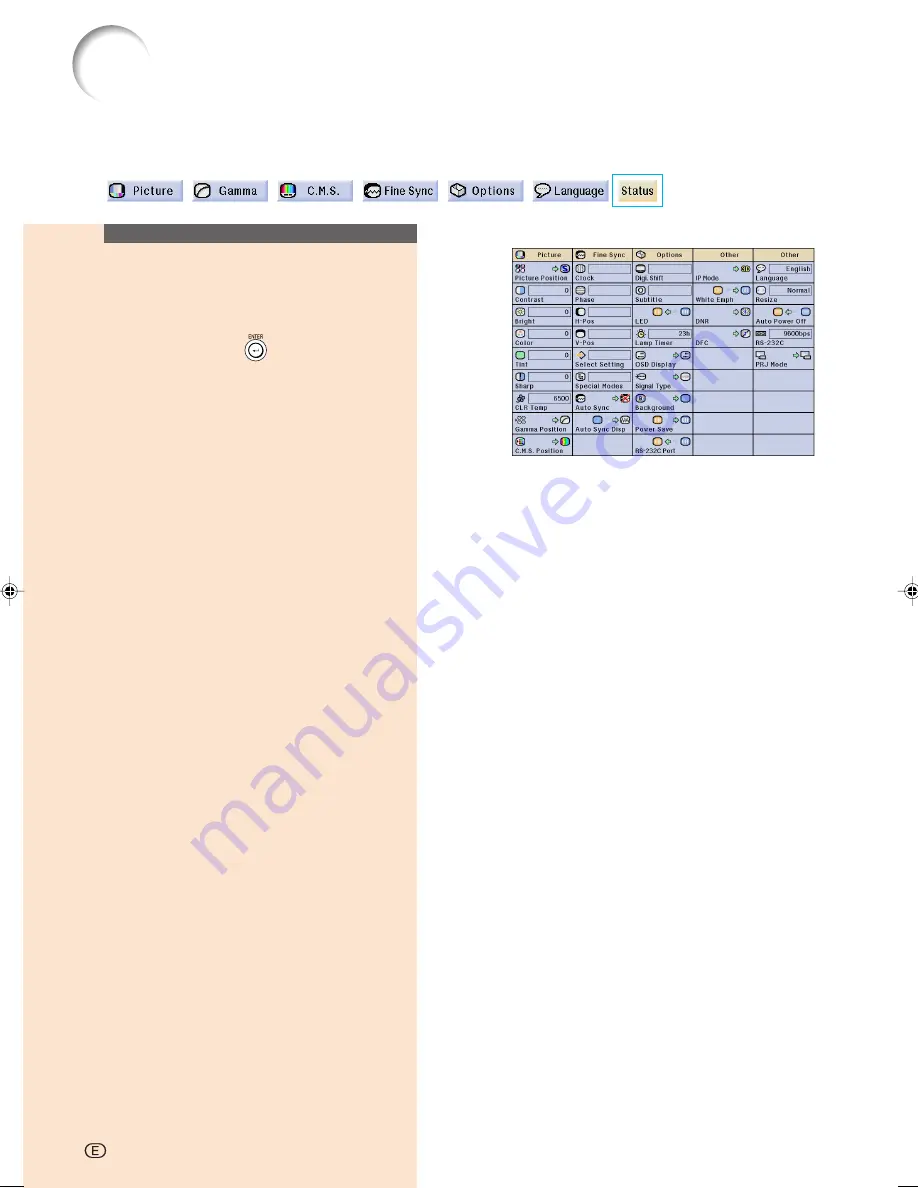 Sharp XV-Z12000 - Vision - DLP Projector Operation Manual Download Page 75