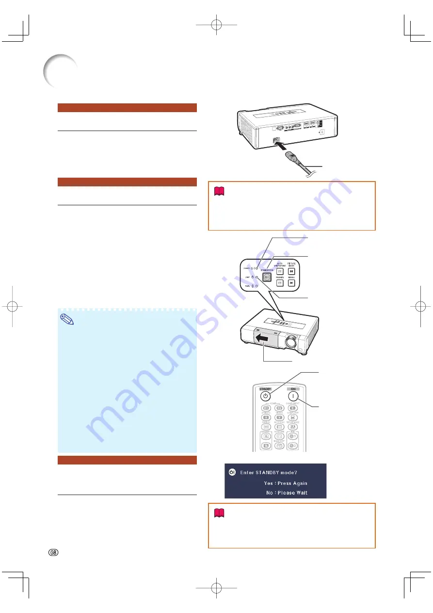 Sharp XV-Z15000 - DLP Projector - HD 1080p Operation Manual Download Page 25