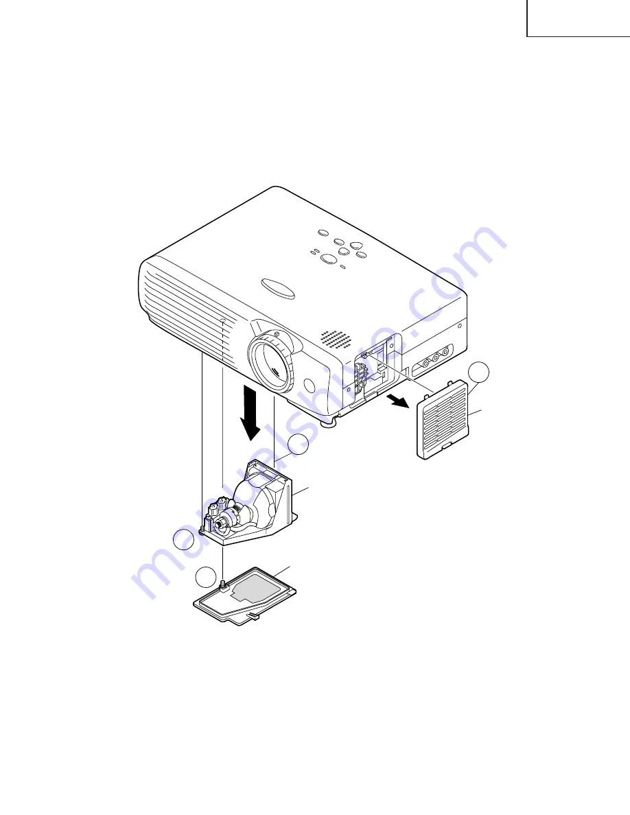 Sharp XV-Z7000U/E Service Manual Download Page 53