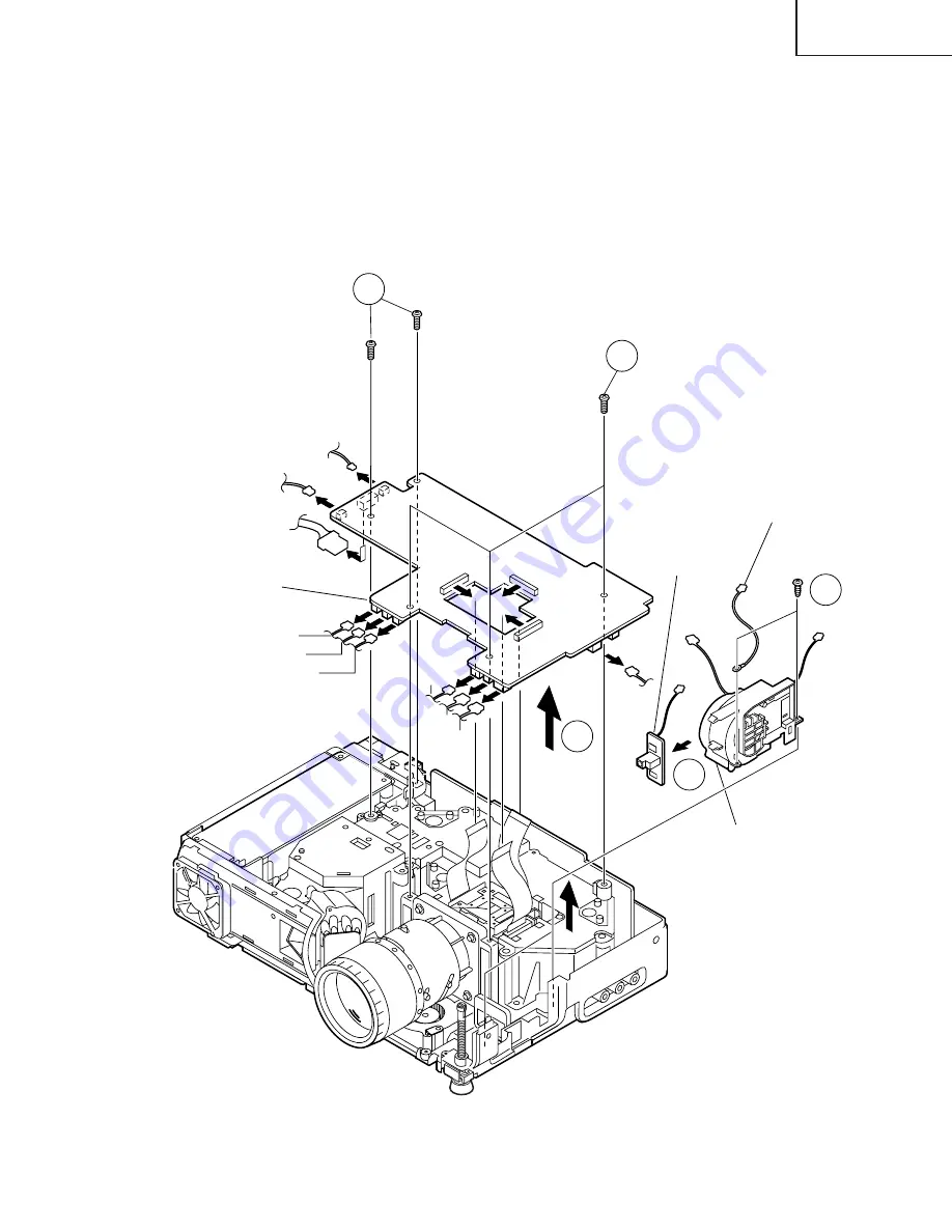 Sharp XV-Z7000U/E Service Manual Download Page 55